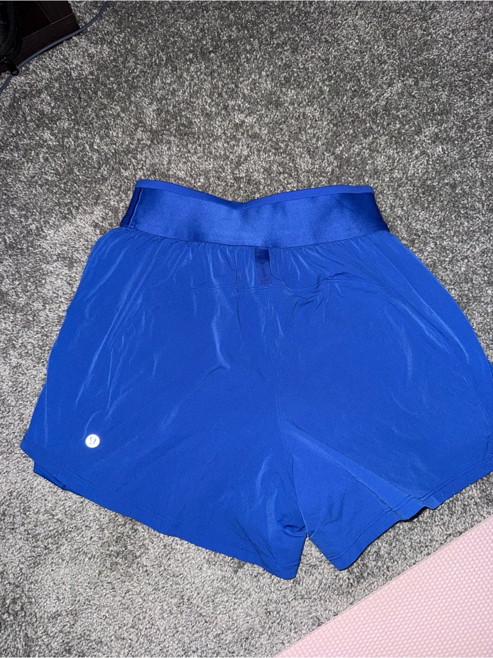 lululemon athletica Women’s High-Rise 2-in-1 Athletic Shorts — Blue - Picture 4 of 5